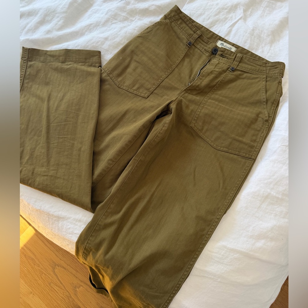 Madewell perfect vintage wide-leg utility pant